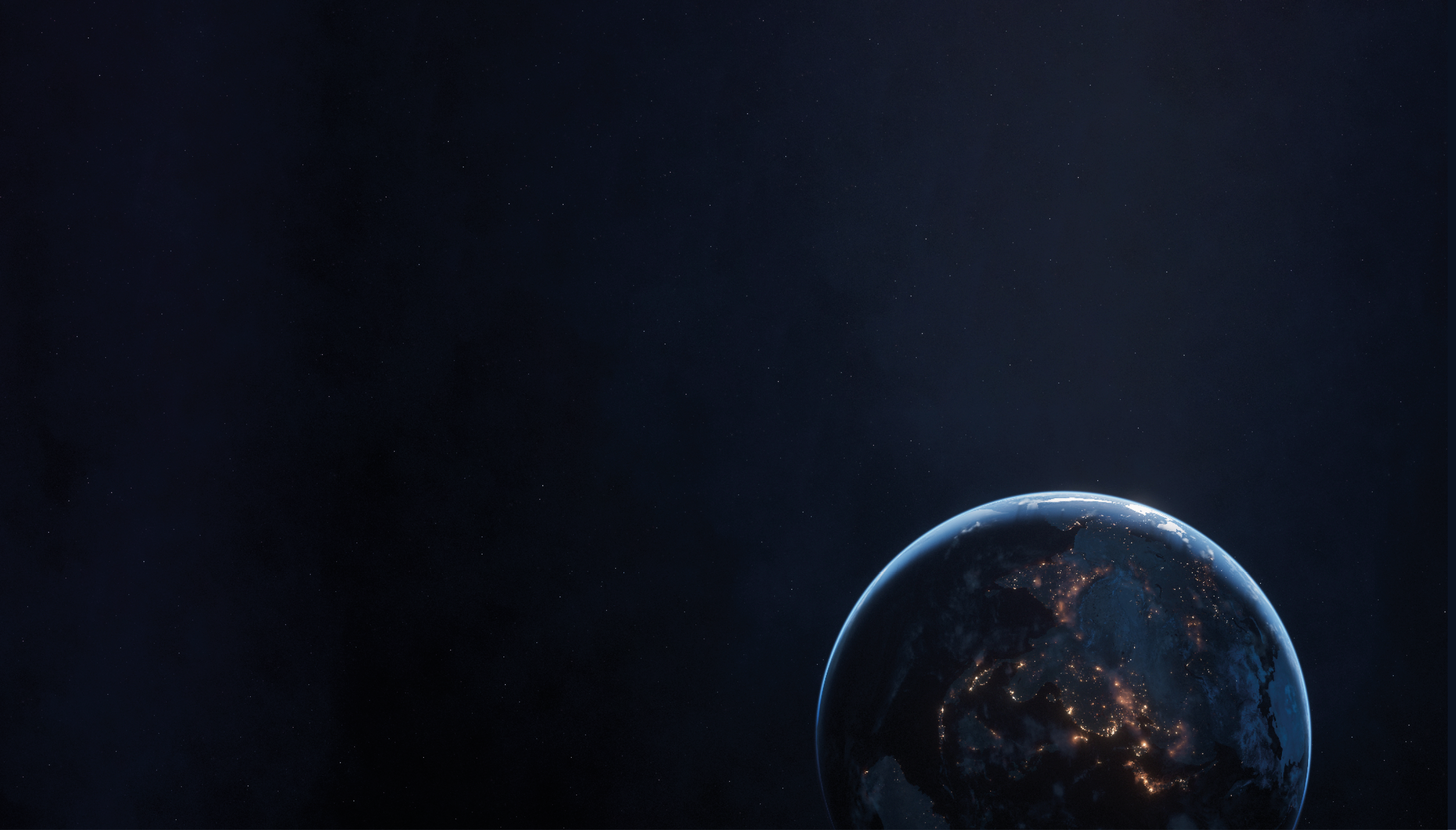 Highly detailed 3D generated image with volumetric clouds lit by city lights. Made from high res 20k textures by NASA: https://visibleearth.nasa.gov/images/55167/earths-city-lights, https://visibleearth.nasa.gov/images/73934/topography, https://visibleearth.nasa.gov/images/57747/blue-marble-clouds/77558l