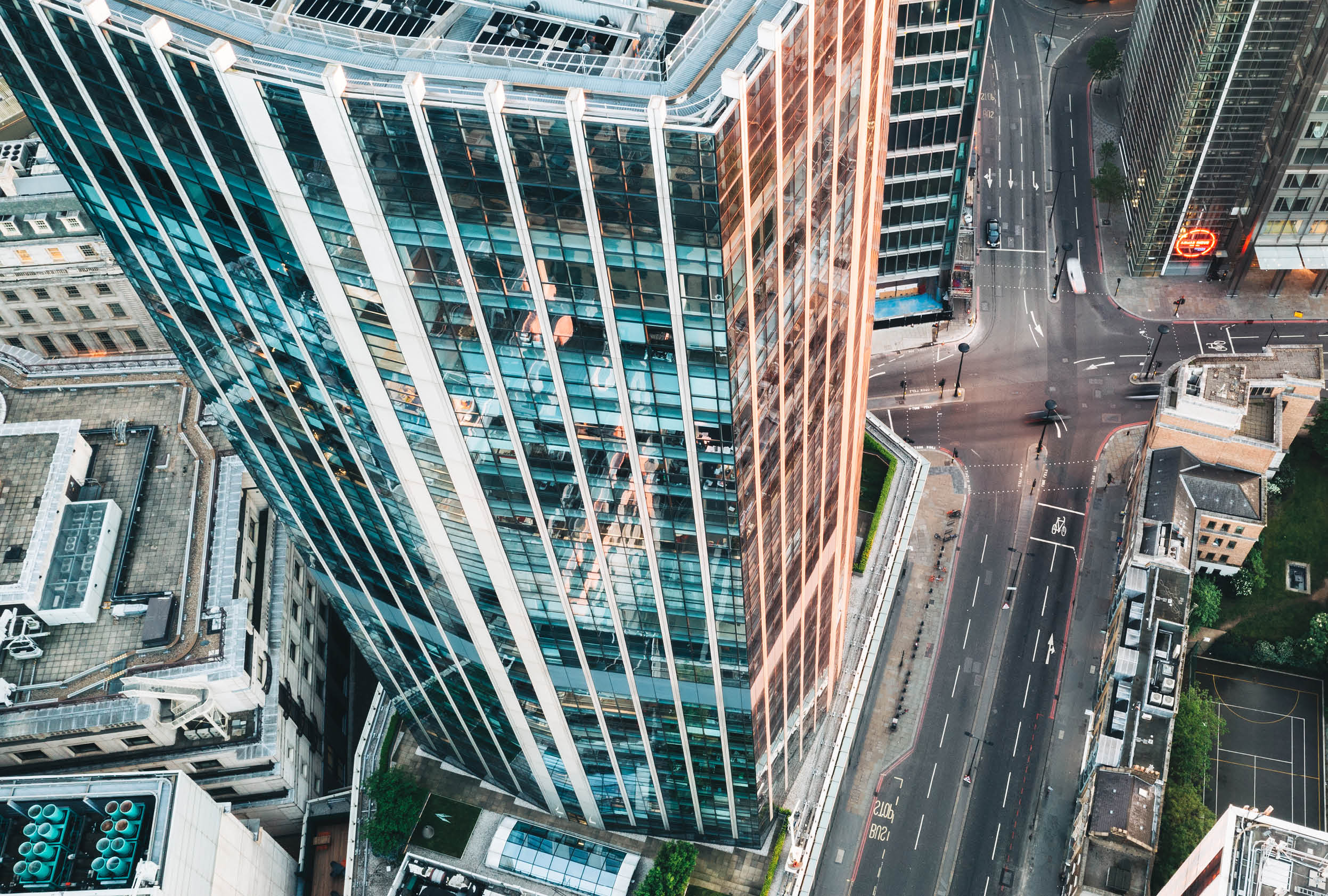 Dawn in the UK capital