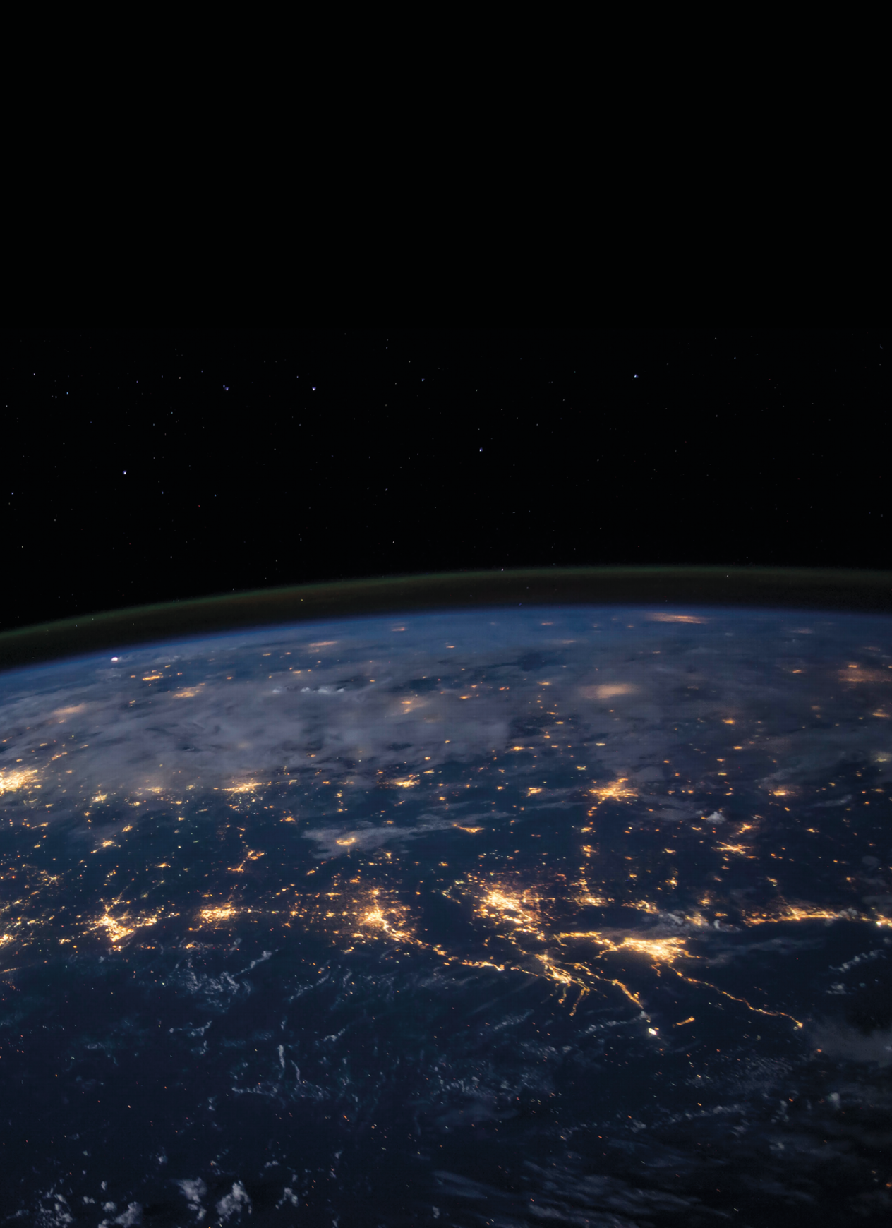 August 9, 2014 - Nighttime image showing city lights in at least half a dozen southern states from some 225 miles above planet Earth. Lights from areas in the Gulf Coast states of Texas, Louisiana, Mississippi and Alabama, as well as some of the states that border them on the north, are visible.
